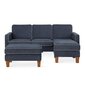 Universāls stūra dīvāns Novogratz Bowen, zils cena un informācija | Stūra dīvāni | 220.lv