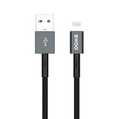 BWOO cable X211L USB - Lightning 1,0m 2,4A black цена и информация | Кабели для телефонов | 220.lv