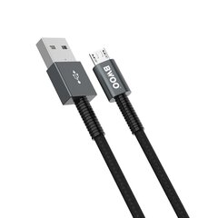 BWOO cable X211V USB - microUSB 1,0m 2,4A black цена и информация | Кабели для телефонов | 220.lv