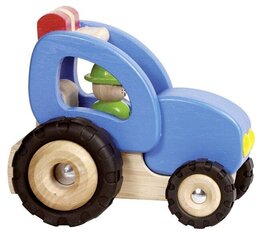 Деревянный трактор цена и информация | Конструктор автомобилей игрушки для мальчиков | 220.lv
