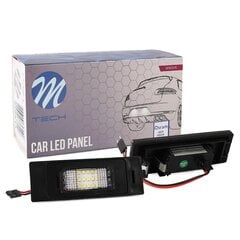 LED numura zīmes apgaismojuma komplekts BMW modeļiem 1ser E87, 1ser E81, 1ser E82 Coupe, 1ser E88 Cabrio, 6ser E63, 6ser E64 Cabrio, Z4 E85, Z4 E86 Coupe OEM numurs: 63267165735, 63267193294 cena un informācija | Auto spuldzes | 220.lv