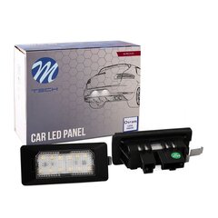 Комплект светодиодной LED подсветки номерного знака   цена и информация | Автомобильные лампочки | 220.lv