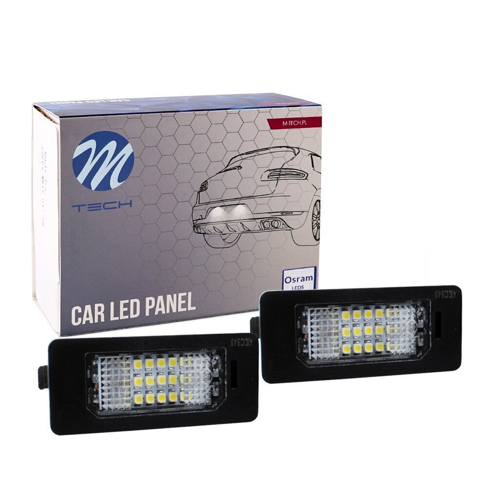 LED numura zīmes apgaismojuma komplekts Reģistrācijas numura zīmes apgaismojuma modulis. Paredzēts: Auto modeļi: AUDI: Q5(08~) A4 4D/5D (08~) S5(08~) A5(07~) cena un informācija | Auto spuldzes | 220.lv