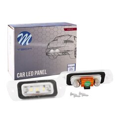 Комплект светодиодной LED подсветки номерного знака  цена и информация | Автомобильные лампочки | 220.lv