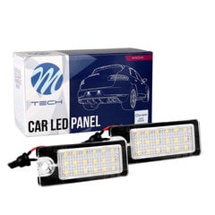 Комплект светодиодной LED подсветки номерного знака   цена и информация | Автомобильные лампочки | 220.lv