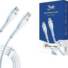 USB kabelis 3mk Hyper Silicone Cable Lightning 20W 1m cena un informācija | Savienotājkabeļi | 220.lv