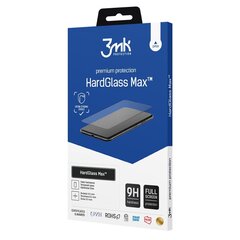Защитное стекло дисплея 3mk Hard Glass Max Xiaomi 12 Pro черное цена и информация | Защитные пленки для телефонов | 220.lv