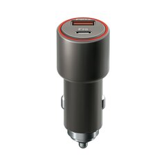 Автомобильное зарядное устройство Forever Core PD+ QC 3.0 1x USB 1x USB-C 36Вт, серое цена и информация | Зарядные устройства для телефонов | 220.lv