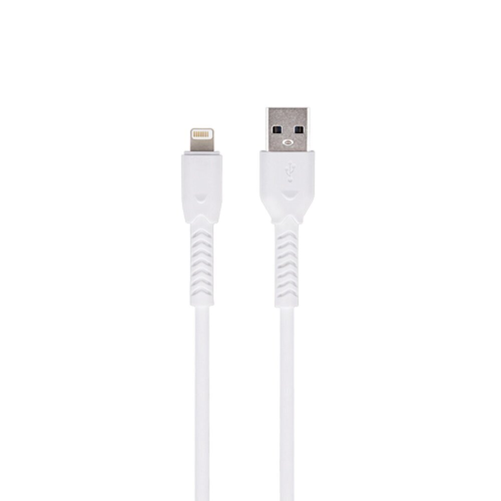 Maxlife MXUC-04 kabelis USB - Lightning 1,0 m 3A, balts cena un informācija | Savienotājkabeļi | 220.lv
