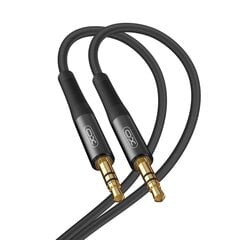 XO audio kabelis NB-R175B jack 3,5mm - jack 3,5mm 2,0 m, melns cena un informācija | Savienotājkabeļi | 220.lv