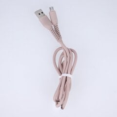 Maxlife MXUC-04 kabelis USB - microUSB 1,0 m 3A, rozā цена и информация | Кабели для телефонов | 220.lv