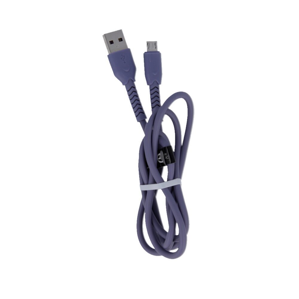 Maxlife MXUC-04 kabelis USB - microUSB 1,0 m 3A, violets cena un informācija | Savienotājkabeļi | 220.lv