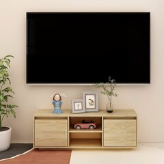 vidaXL TV skapītis, 110x30x40 cm, priedes masīvkoks cena un informācija | TV galdiņi | 220.lv