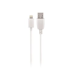 Кабель Maxlife USB - Lightning, 3.0 м 2А, белый цена и информация | Кабели для телефонов | 220.lv