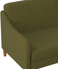 Dīvāns DHP Jasper Coil, zaļš cena un informācija | Dīvāni | 220.lv