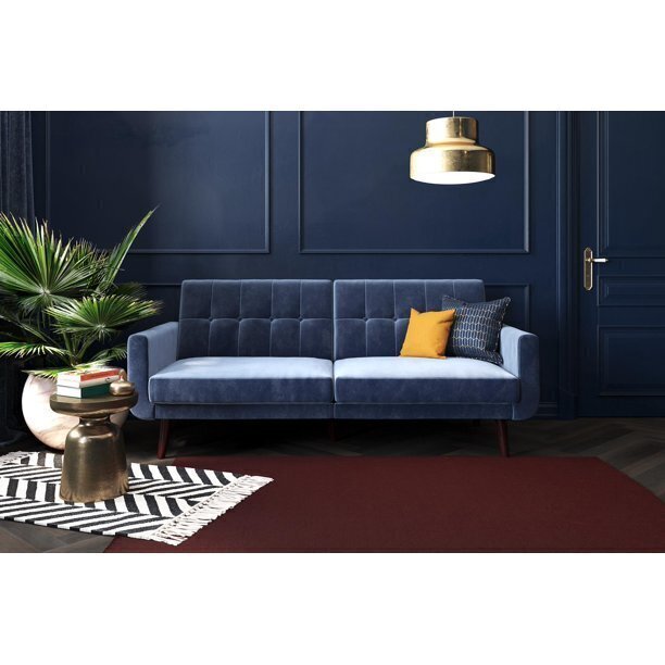 Dīvāns Better Homes & Gardens Nola, zils cena un informācija | Dīvāni | 220.lv
