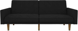 Dīvāns DHP Paxson, melns cena un informācija | Dīvāni | 220.lv