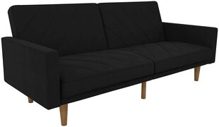 Dīvāns DHP Paxson, melns cena un informācija | Dīvāni | 220.lv