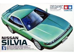 Конструктор Tamiya - S13 Nissan Silvia K's 1988, 1/24, 24078 цена и информация | Конструкторы и кубики | 220.lv