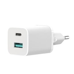 XO sienas lādētājs HN238A 2USB QC3.0 / PD USB-C 30W, balts cena un informācija | Lādētāji un adapteri | 220.lv