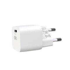 Сетевое зарядное устройство XO CE01B PD 20W 1x USB-C, белое цена и информация | Зарядные устройства для телефонов | 220.lv