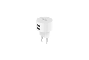 XO wall charger L62 2x USB 2,4A white цена и информация | Зарядные устройства для телефонов | 220.lv