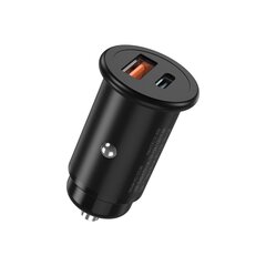 XO auto lādētājs CC38 PD QC 3.0 20W 1X USB 1x USB-C, melns cena un informācija | Lādētāji un adapteri | 220.lv