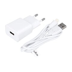 Maxlife MXTC-01 charger 1x USB 1A white + Lightning cable цена и информация | Зарядные устройства для телефонов | 220.lv