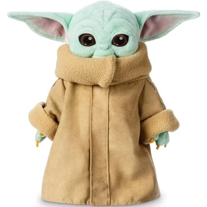 Mīksta plīša rotaļlieta Baby Yoda, 25 cm, Star Wars cena un informācija | Mīkstās (plīša) rotaļlietas | 220.lv