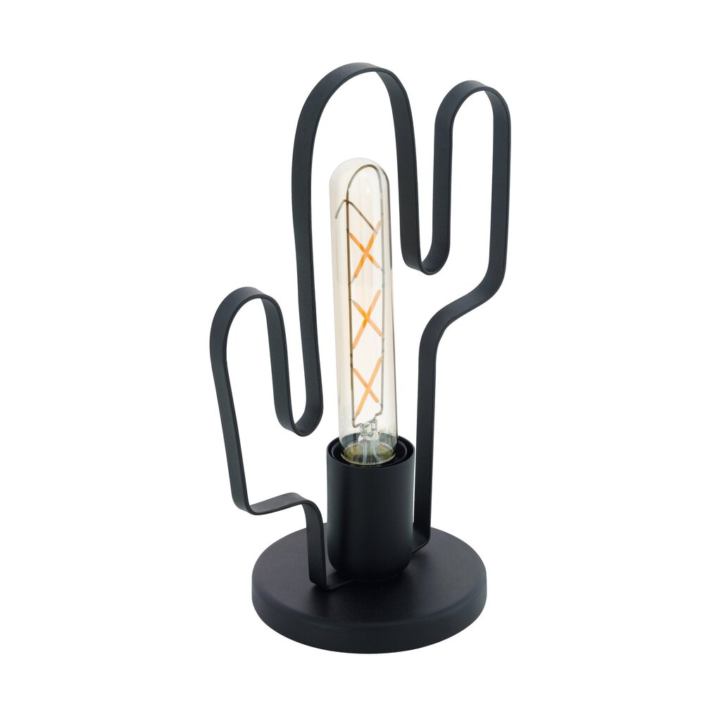 425545 EGLO Table Lamp "Coldfield" Cactus Black cena un informācija | Āra apgaismojums | 220.lv