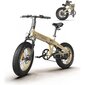 Elektriskais velosipēds Himo ZB20 MAX 20", smilšu krāsa cena un informācija | Elektrovelosipēdi | 220.lv
