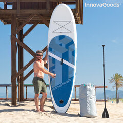 Надувная доска для серфинга с веслом и аксессуарами Surffle InnovaGoods цена и информация | SUP доски, водные лыжи, водные аттракционы | 220.lv