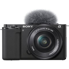 Sony ZV-E10 + E PZ 16-50mm F3.5-5.6 OSS cena un informācija | Digitālās fotokameras | 220.lv