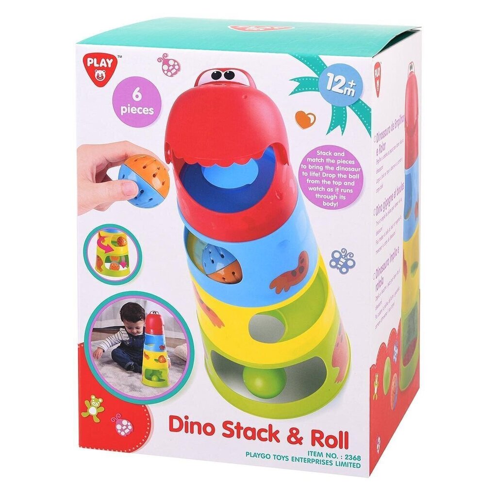 Izglītojoša rotaļlieta Veidojiet un ripiniet Dino Play Go Infant &Toddler, 2368 cena un informācija | Rotaļlietas zīdaiņiem | 220.lv
