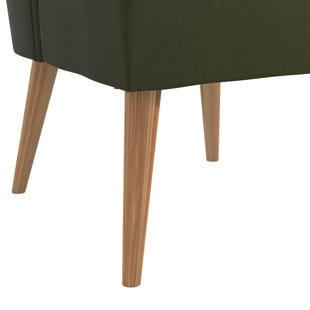 Krēsls Novogratz Brittany, tumši zaļš cena un informācija | Atpūtas krēsli | 220.lv