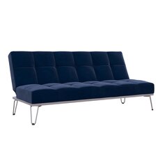 Dīvāns Novogratz Elle, zils kaina ir informacija | Dīvāni | 220.lv