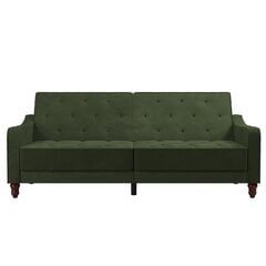 Dīvāns Novogratz Vintage Tufted, zaļš cena un informācija | Dīvāni | 220.lv