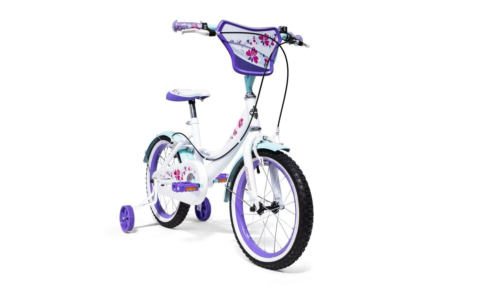 Velosipēds bērniem Huffy Crème Soda 16", balts/violets cena un informācija | Velosipēdi | 220.lv