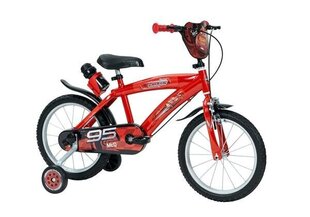 Velosipēds bērniem Huffy Cars 16" Bike, sarkans цена и информация | Велосипеды | 220.lv