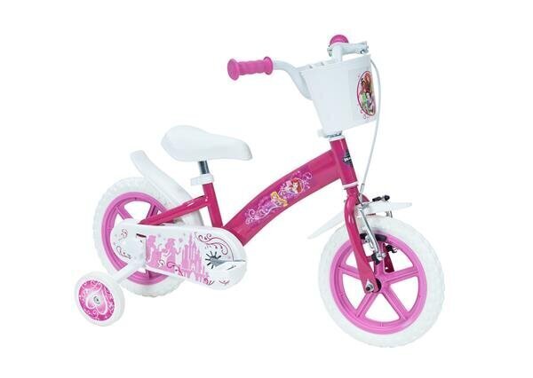 Velosipēds bērniem Huffy Princess 12" Bike, rozā/balts цена и информация | Velosipēdi | 220.lv