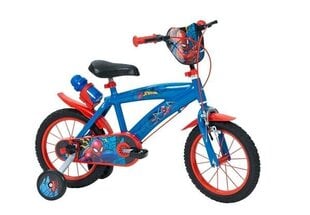 Velosipēds bērniem Huffy Spider-Man 14", zils/sarkans цена и информация | Велосипеды | 220.lv