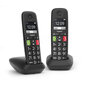 Fiksētais Telefons Gigaset E290 Melns cena un informācija | Stacionārie telefoni | 220.lv