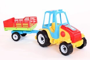 Traktors ar piekabi /404/ cena un informācija | Rotaļlietas zēniem | 220.lv