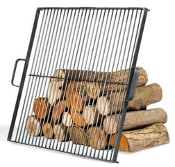 Dabīgā tērauda režģis CookKing 60 cm uguns bļodiņai, 44x44 cm cena un informācija | Grila, barbekjū piederumi un aksesuāri | 220.lv