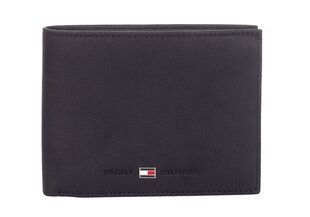 Vīriešu maks Tommy Hilfiger JOHNSON CC AND COIN POCKET BLACK AM0AM00659 002 35701 цена и информация | Мужские кошельки | 220.lv