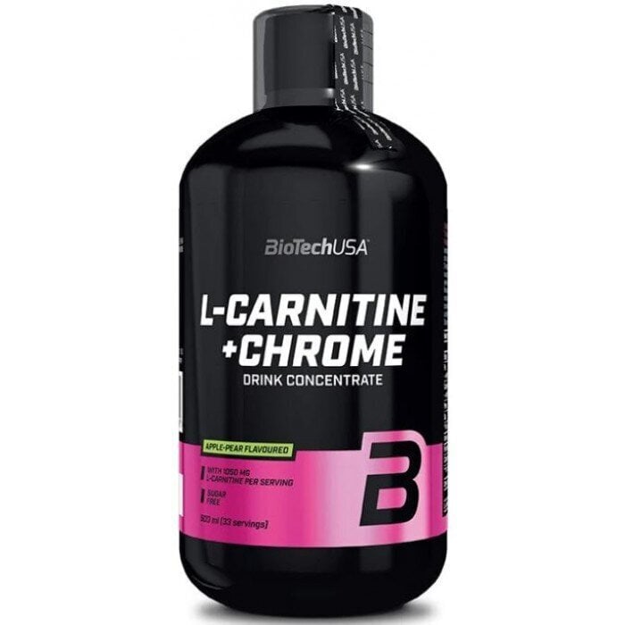 Biotech Liquid L-Carnitine + Chrome 500ml цена и информация | Tauku dedzinātāji | 220.lv