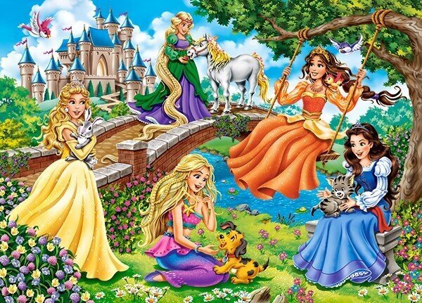 Puzle Princeses dārzā *180* cena un informācija | Puzles, 3D puzles | 220.lv