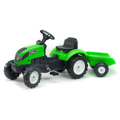 Falk Farmer traktors ar piekabi, zaļš cena un informācija | Spēles brīvā dabā | 220.lv