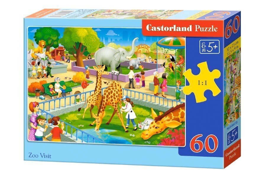 Puzle ZOO *60* цена и информация | Puzles, 3D puzles | 220.lv