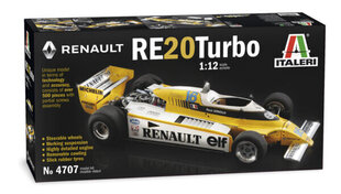 RENAULT RE 20 Turbo 1:12 ITALERI 4707 4707 cena un informācija | Konstruktori | 220.lv
